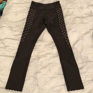 Lululemon Tight Stuff Tight, Black/Silver Dot, 2